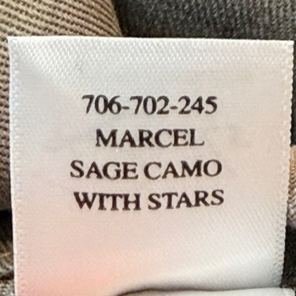 Rails Marcel Sage Camo with Stars Shirt Tencel Linen Women’s Large - Picture 8 of 11